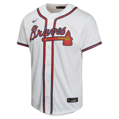 MLB Ozzie Albies Atlanta Braves Nike Youth Home Game Player Jersey - White