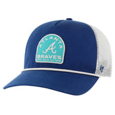 Atlanta Braves '47 Cypress Trucker Hitch Adjustable Hat - Navy Hats