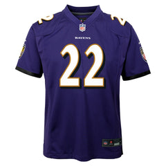 NFL Derrick Henry Baltimore Ravens Youth Game Jersey - Purple