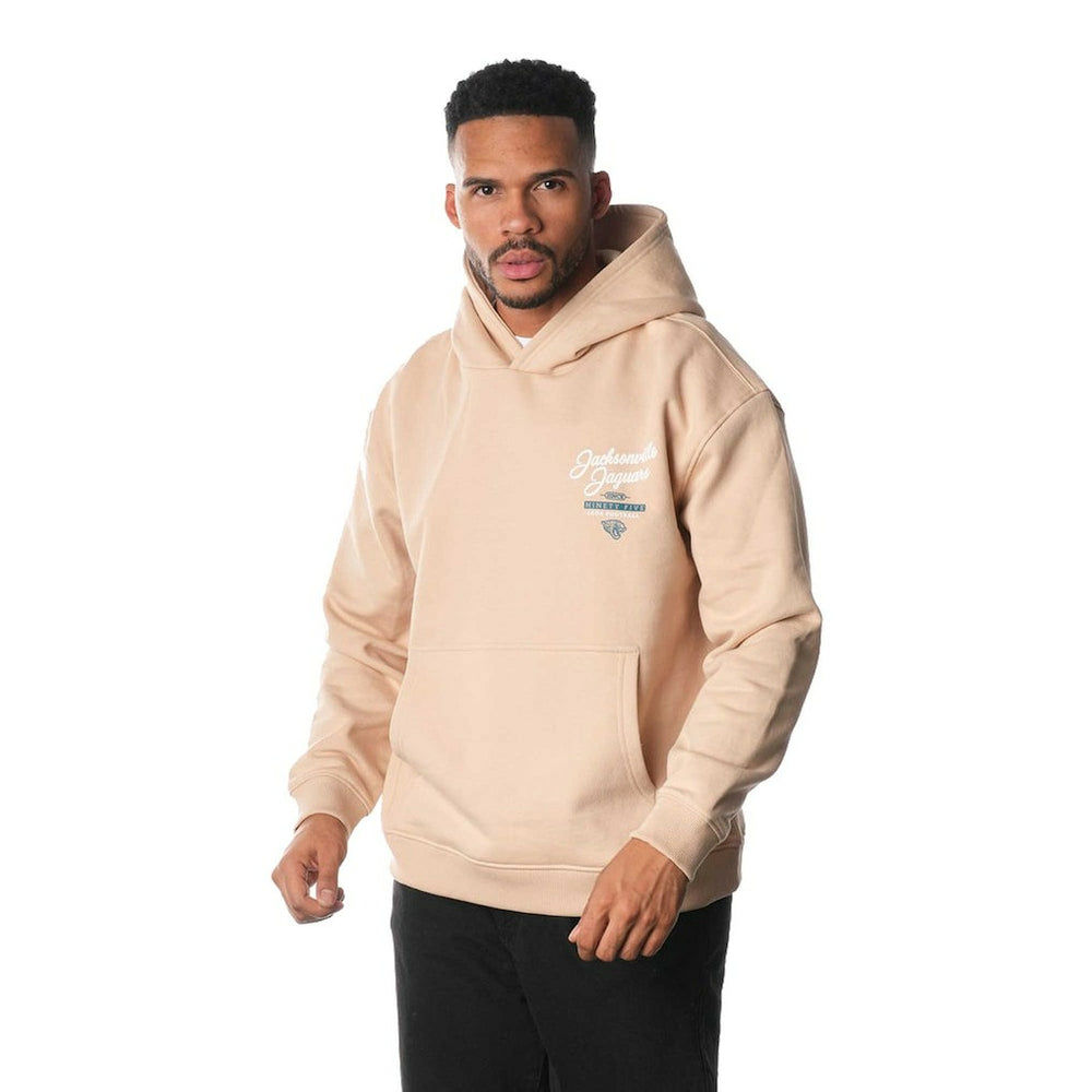 Jacksonville Jaguars The Wild Collective Unisex Fleece Pullover Hoodie Cream