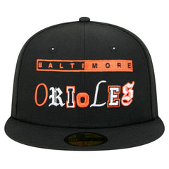 Baltimore Orioles New Era Ransom 59FIFTY Fitted Hat - Black Hats