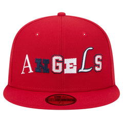 Los Angeles Angels New Era Ransom 59FIFTY Fitted Hat - Red Hats