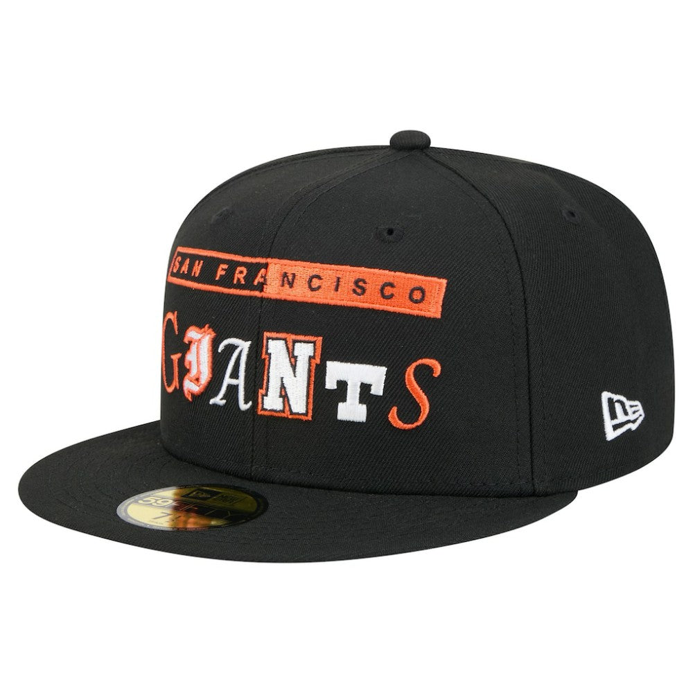 San Francisco Giants New Era Ransom 59FIFTY Fitted Hat - Black Hats