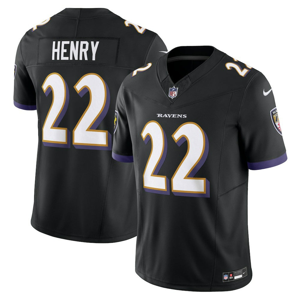 NFL Derrick Henry Baltimore Ravens Vapor F.U.S.E. Limited Jersey - Black
