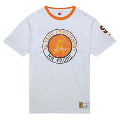 San Diego Padres Mitchell & Ness Cooperstown Collection Player Legends Ringer T-Shirt - White T-shirts