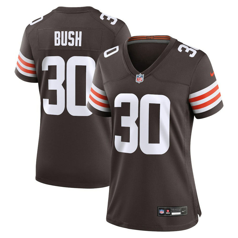 NFL Devin Bush Cleveland Browns Women's Game Jersey - Brown