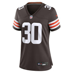 NFL Devin Bush Cleveland Browns Women's Game Jersey - Brown