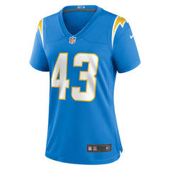 NFL Troy Dye Los Angeles Chargers Women's Game Jersey - Powder Blue