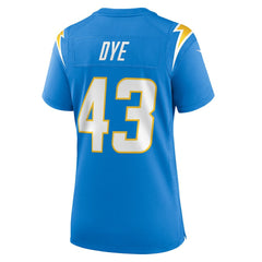 NFL Troy Dye Los Angeles Chargers Women's Game Jersey - Powder Blue