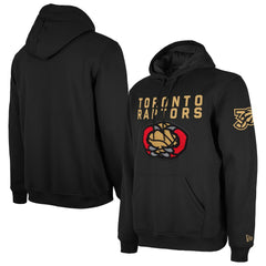 Toronto Raptors 2024/25 City Edition Chenille Heavyweight Pullover Hoodie Black
