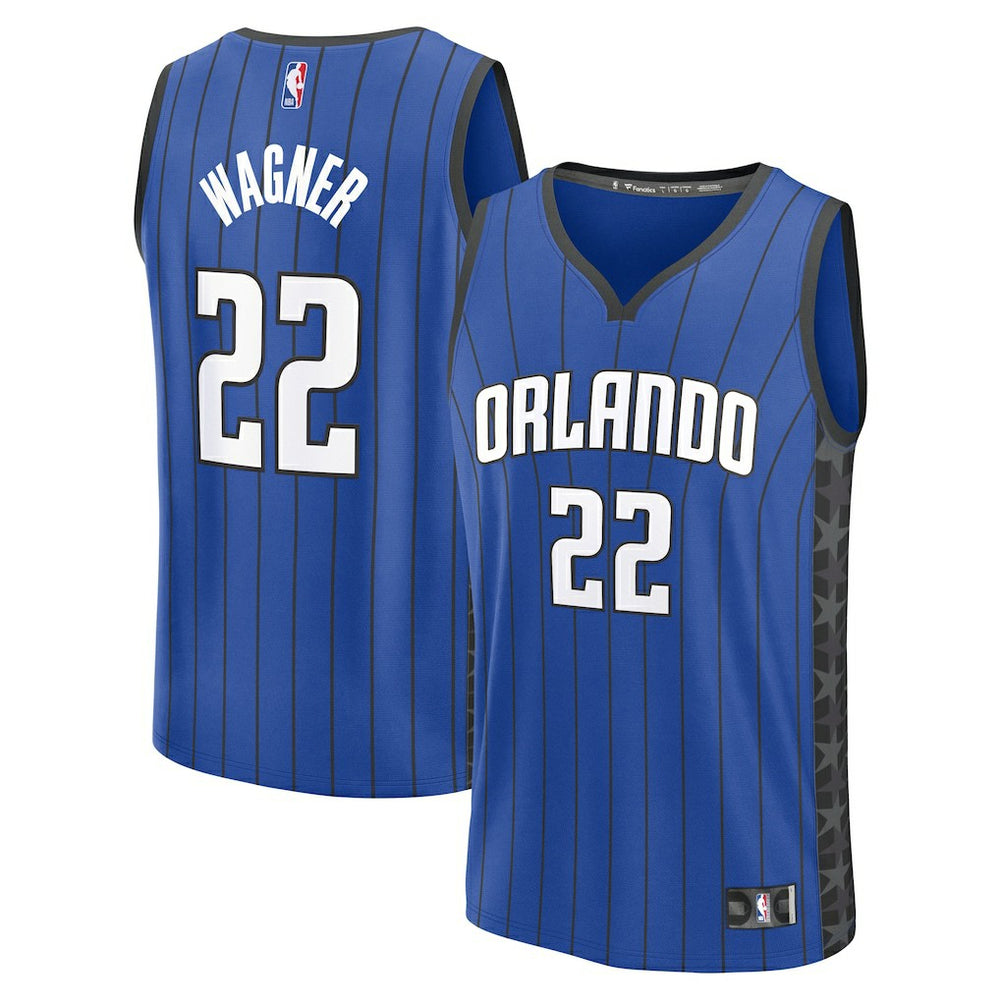 NBA Franz Wagner Orlando Magic Fast Break Replica Player Jersey - Statement Edition - Blue