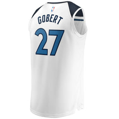 NBA Rudy Gobert Minnesota Timberwolves Fast Break Replica Player Jersey - Association Edition - White