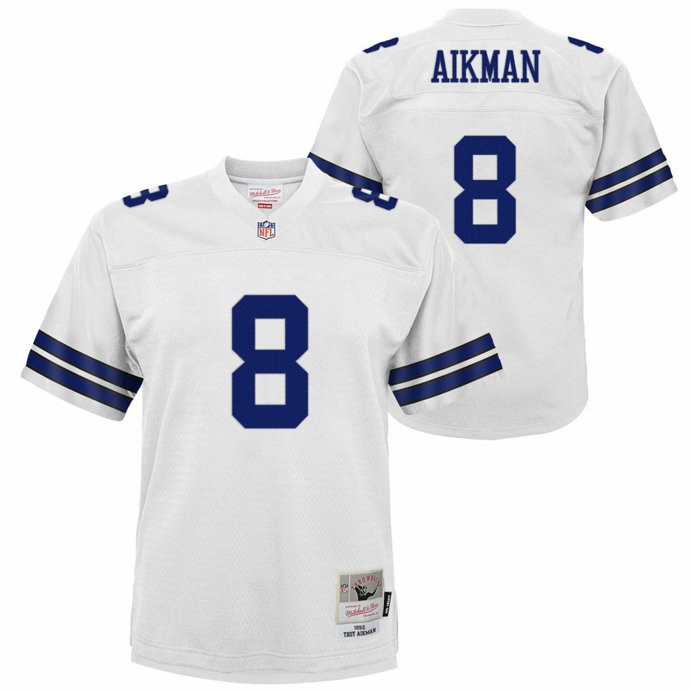 NFL Troy Aikman Dallas Cowboys Youth 1992 Legacy Jersey - White outlet