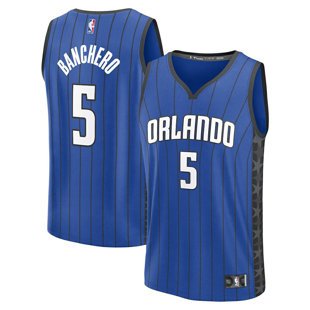 NBA Paolo Banchero Orlando Magic Youth Fast Break Replica Player Jersey - Statement Edition - Blue