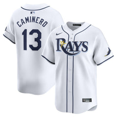 MLB Junior Caminero Tampa Bay Rays Nike Youth Home Limited Player Jersey - White