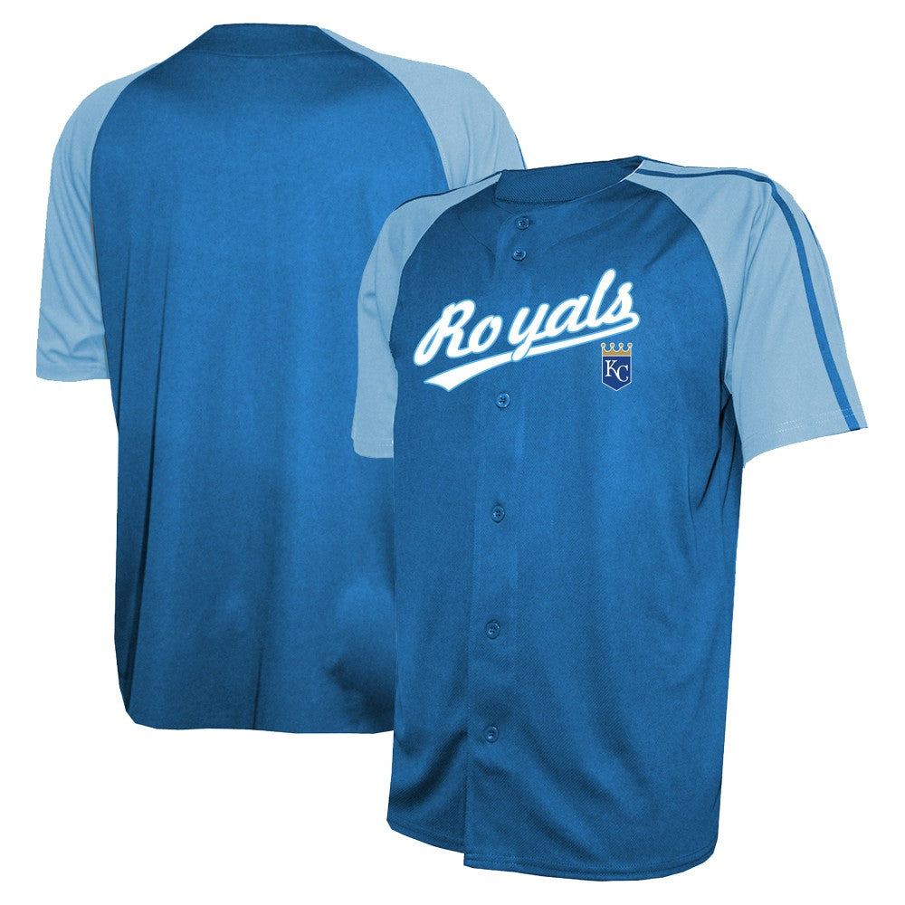 MLB Kansas City Royals Stitches Team Raglan Jersey - Royal