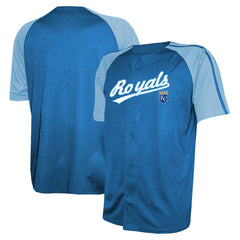 MLB Kansas City Royals Stitches Team Raglan Jersey - Royal