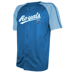 MLB Kansas City Royals Stitches Team Raglan Jersey - Royal