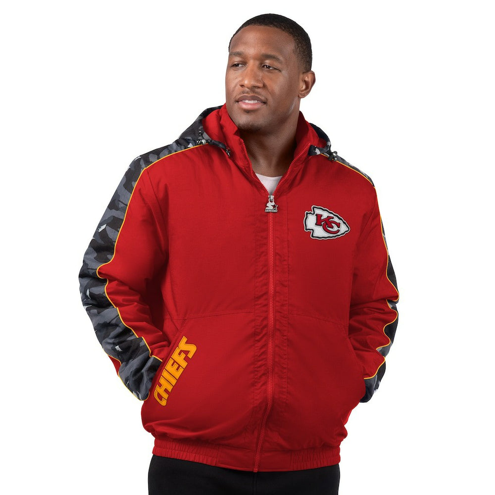 Kansas City Chiefs Starter Thursday Night Gridiron Full-Zip Jacket Red