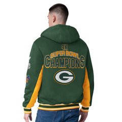 Green Bay Packers G-III Extreme No Huddle Commemorative Full-Zip Hoodie Jacket Green