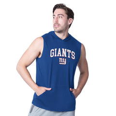New York Giants MSX by Michael Strahan Action Sleeveless Pullover Hoodie Royal