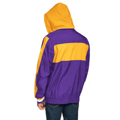 Minnesota Vikings Tommy Hilfiger Gael Lightweight Half-Zip Hoodie Jacket Purple