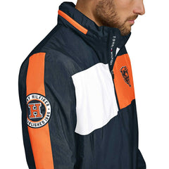 Chicago Bears Tommy Hilfiger Gael Lightweight Half-Zip Pullover Hoodie Jacket Navy