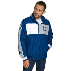 Indianapolis Colts Tommy Hilfiger Gael Lightweight Half-Zip Pullover Hoodie Jacket Royal