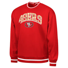 San Francisco 49ers G-III Sports by Carl Banks Adaptive Blocker Fleece Pullover Sweatshirt Scarlet