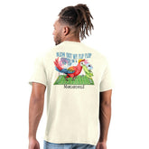 Atlanta Falcons Margaritaville Flip Flop T-Shirt Cream