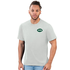 New York Jets Margaritaville Time Flies T-Shirt Gray
