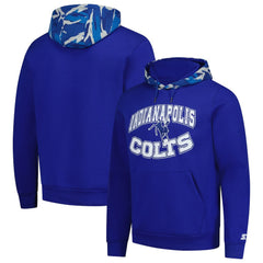Indianapolis Colts Starter Thursday Night Gridiron Vintage Logo Pullover Hoodie Royal