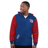 New York Giants Starter Thursday Night Gridiron Full-Zip Hoodie Royal