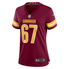 NFL Nick Allegretti Washington Commanders Women's Game Jersey - Burgundy
