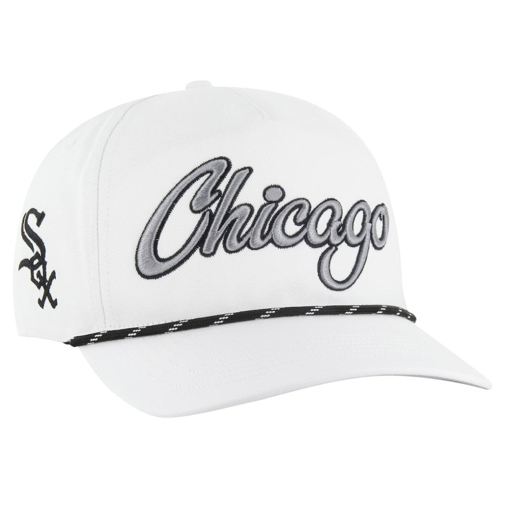 Chicago White Sox '47 Overhand Speckle Hitch Rope Adjustable Hat - White Hats