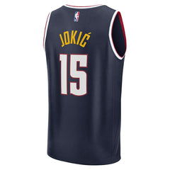 NBA Nikola Jokic Denver Nuggets Fast Break Replica Player Jersey - Icon Edition - Navy