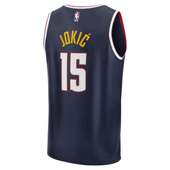 NBA Nikola Jokic Denver Nuggets Youth Fast Break Replica Player Jersey sale - Icon Editi- Navy