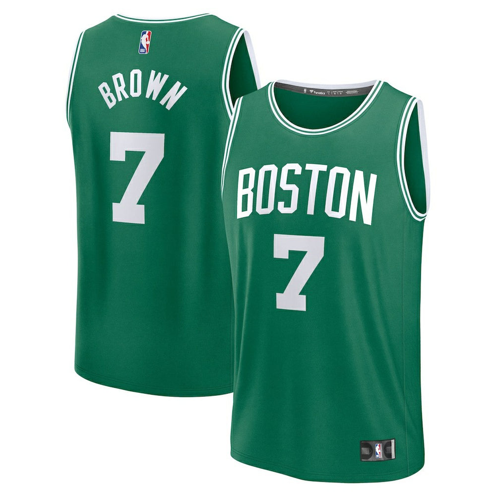 NBA Jaylen Brown Boston Celtics Fast Break Replica Player Jersey - Icon Edition - Kelly Green