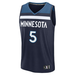NBA Anthony Edwards Minnesota Timberwolves Fast Break Replica Player Jersey - Icon Edition - Navy