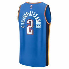 NBA Shai Gilgeous-Alexander Oklahoma City Thunder Fast Break Replica Player Jersey - Icon Edition - Blue