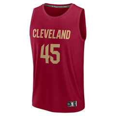 NBA Donovan Mitchell Cleveland Cavaliers Fast Break Replica Player Jersey sale - Icon Editi- Wine