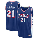 NBA Joel Embiid Philadelphia 76ers Fast Break Replica Player Jersey - Icon Edition - Royal