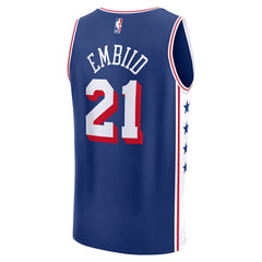 NBA Joel Embiid Philadelphia 76ers Youth Fast Break Replica Player Jersey - Icon Edition - Royal