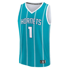 NBA LaMelo Ball Charlotte Hornets Fast Break Replica Player Jersey - Icon Edition - Teal