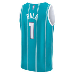 NBA LaMelo Ball Charlotte Hornets Fast Break Replica Player Jersey - Icon Edition - Teal