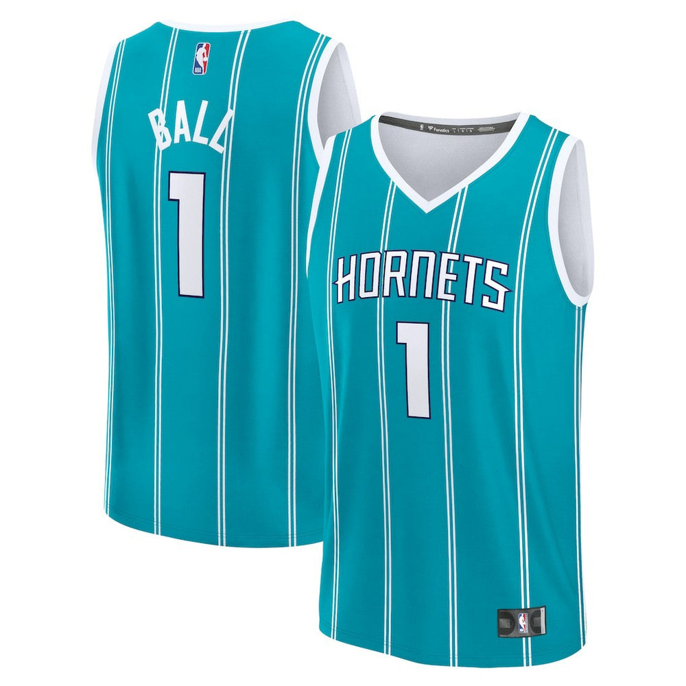 NBA LaMelo Ball Charlotte Hornets Youth Fast Break Replica Player Jersey - Icon Edition - Teal