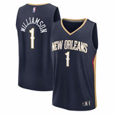 NBA Zion Williamson New Orleans Pelicans Fast Break Replica Player Jersey - Icon Edition - Navy