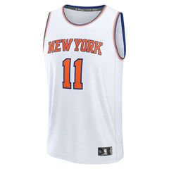 NBA Jalen Brunson New York Knicks Fast Break Replica Player Jersey - Association Edition - White