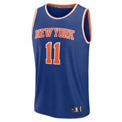 NBA Jalen Brunson New York Knicks Youth Fast Break Replica Player Jersey - Icon Edition - Blue