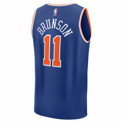 NBA Jalen Brunson New York Knicks Youth Fast Break Replica Player Jersey - Icon Edition - Blue